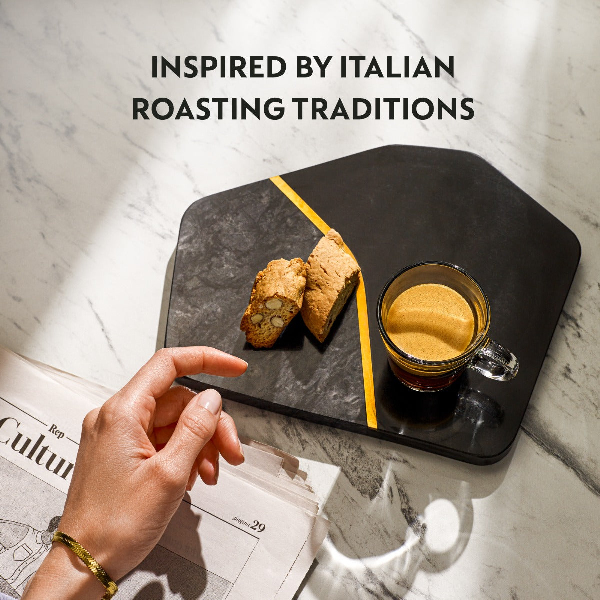 Nespresso Pods Ispirazione Italiana Arpeggio Decaffeinato - 1 sleeve (5.5g x 10 capsules)