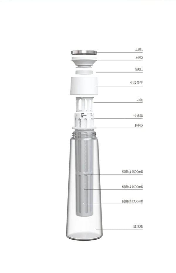 Timemore Icicle Cold Brewer Bottle - 30-50g