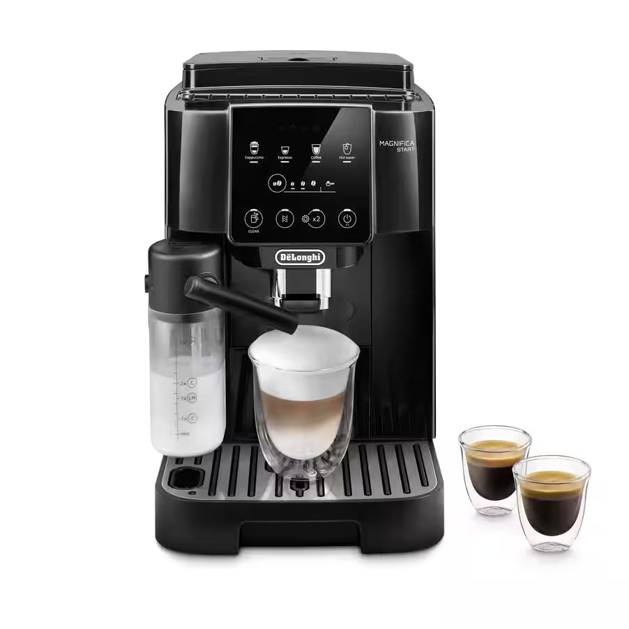 DeLonghi Magnifica Start ECAM 220.60.B Automatic Bean to Cup Espresso Coffee Machine - 15 Bar Italian Pump