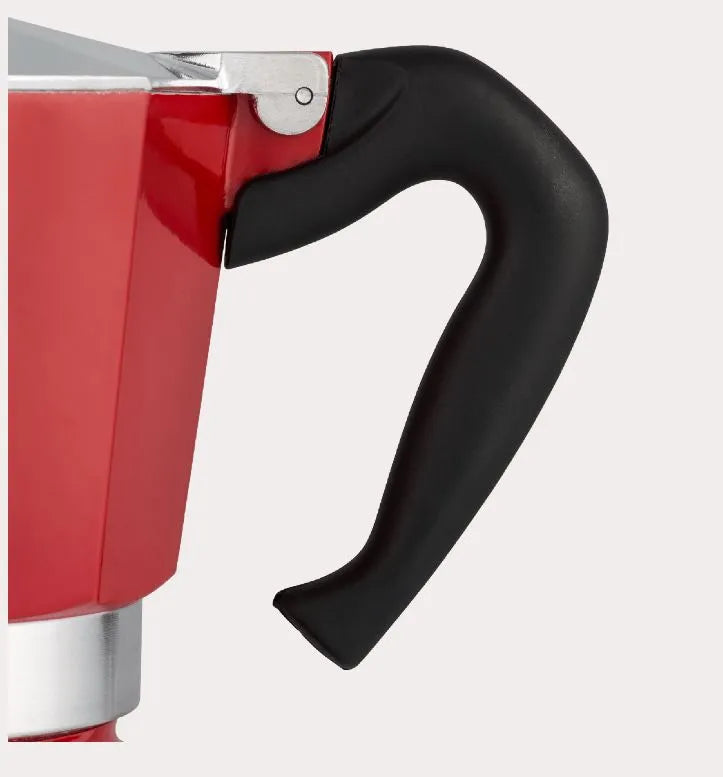 Bialetti Moka Express Red Espresso Maker –  3 Cup & 6 Cup