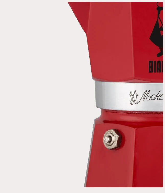 Bialetti Moka Express Red Espresso Maker –  3 Cup & 6 Cup