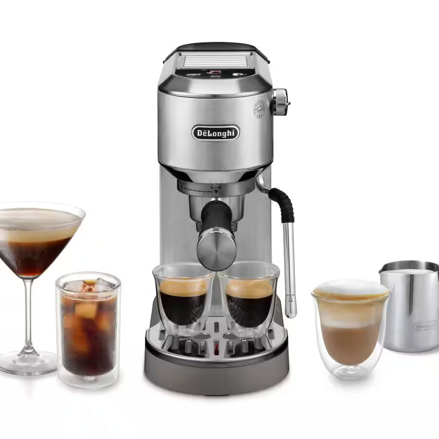 DeLonghi Dedica Duo Espresso Machine EC890 – 15 Bar Professional Pump System