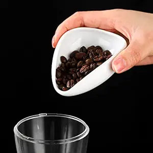 USS Ceramic Coffee Bean Dozer – Coffee Dosing Cup for Espresso, Barista Bean Measuring & Transfer Cup