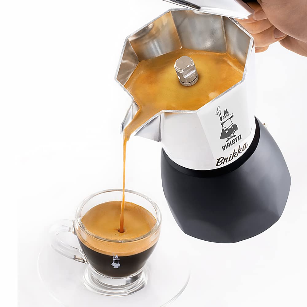 Bialetti Brikka Stovetop Espresso Maker – 2 & 4 Cups