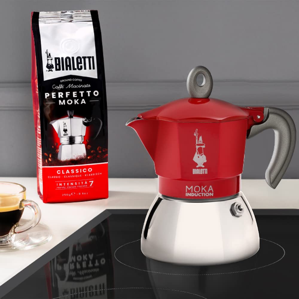 Bialetti Moka Induction Rossa 6942 – 2 Cup