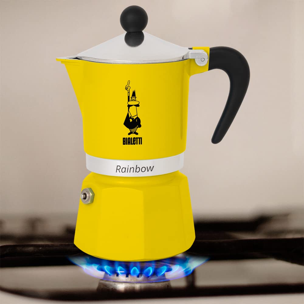 Bialetti - Rainbow 3Cups Yellow - 4982/NP