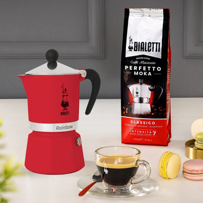 Bialetti Rainbow Colored Coffee Maker – 3 Cups