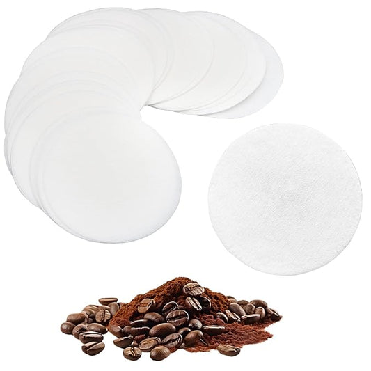 Coffee Paper Filters, Disposable Round Puck Screen - 51mm, 53mm & 58mm - 200 pcs
