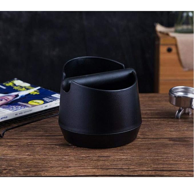 Coffee Knock Box – Espresso Grounds Disposal Bin for Portafilter, Durable Barista Knock Box