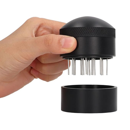 Coffee Distributor Needle with Cover – WDT Tool for Espresso Distribution, Clump Breaker Barista Tool