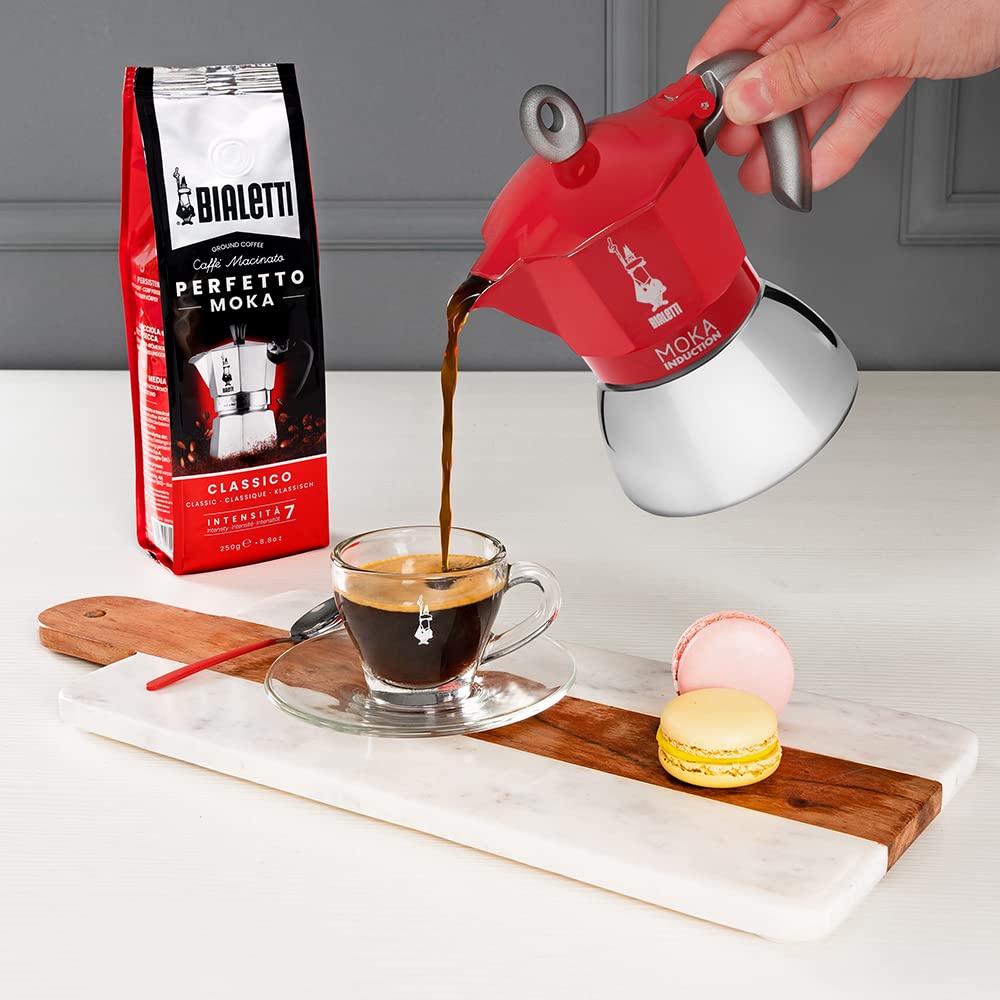 Bialetti Moka Induction Rossa 6942 – 2 Cup