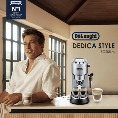 DeLonghi EC685 Espresso Coffee Machine – 15 Bar Pump Espresso Maker