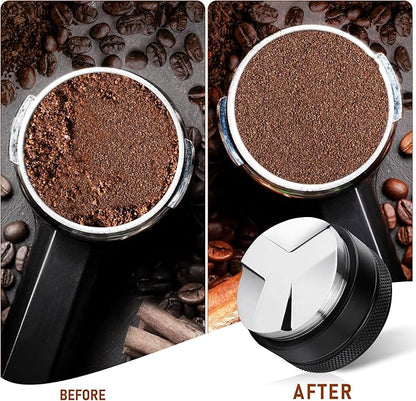 USS Push Tamper for Espresso – Premium Coffee Tamper Tool for Even Pressure & Perfect Extraction