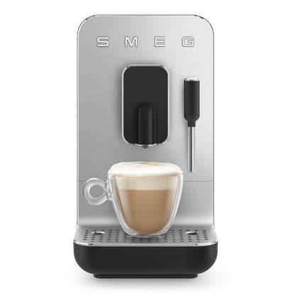 SMEG BCC12 - Automatic Coffee Machine With Built In Grinder & Steam Wand
