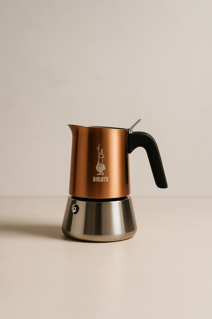 Bialetti Venus Rame Stainless Steel Stovetop - 2Cup & 4Cup