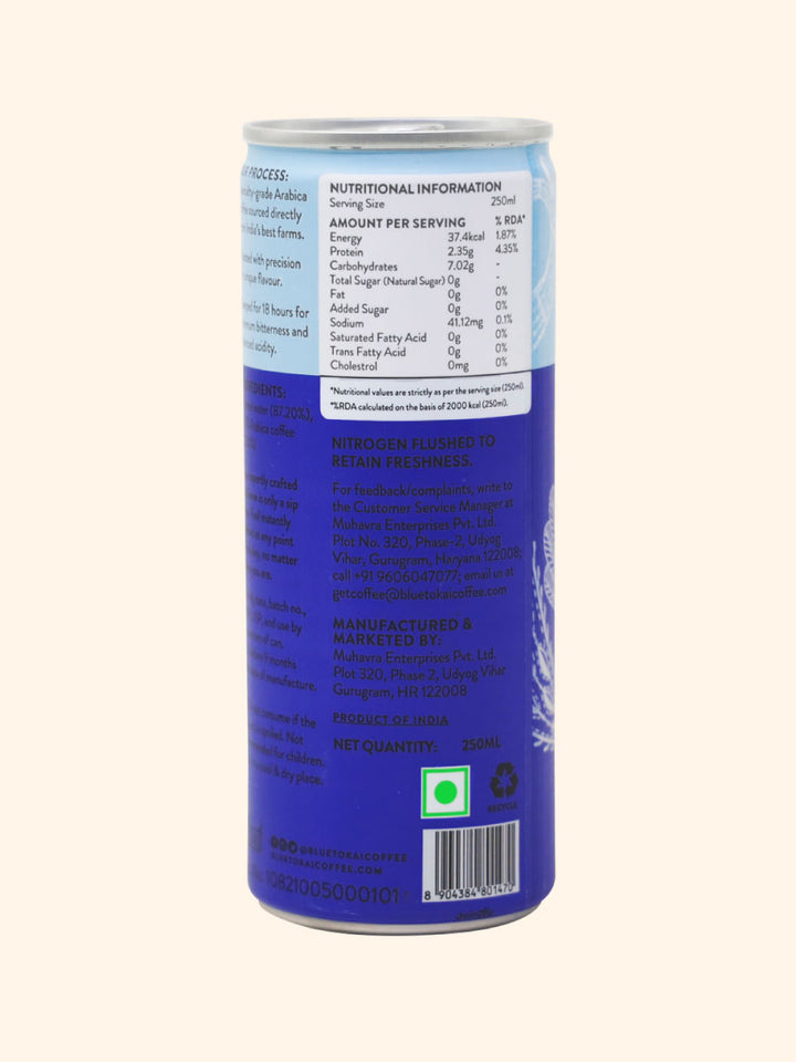Blue Tokai - Cold Brew Coffee, 250ml Classic Bold
