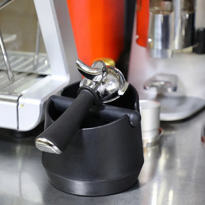 Coffee Knock Box – Espresso Grounds Disposal Bin for Portafilter, Durable Barista Knock Box