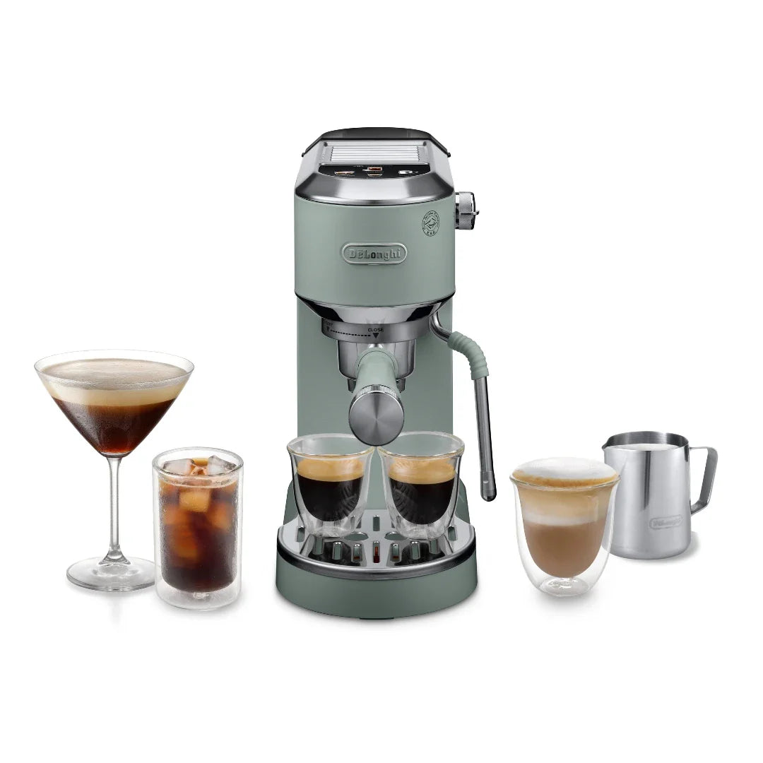DeLonghi Dedica Duo Espresso Machine EC890 – 15 Bar Professional Pump System
