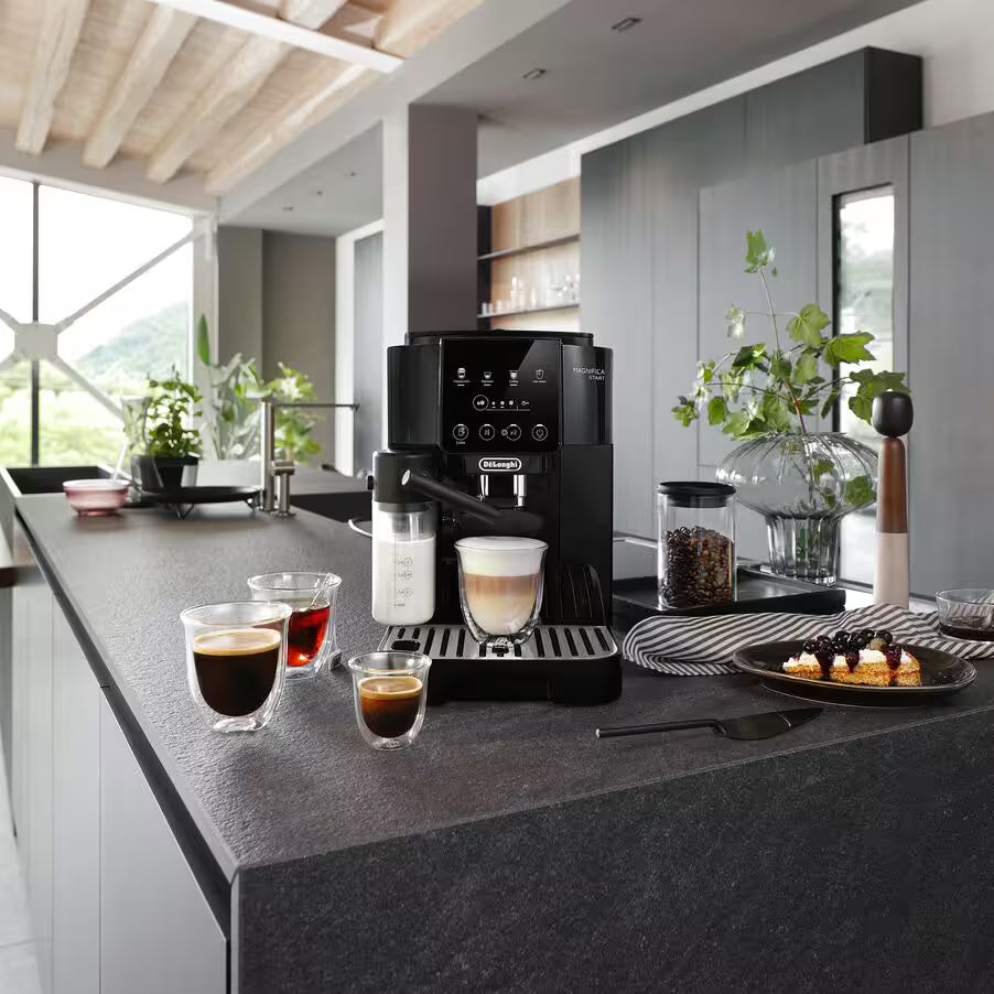 DeLonghi Magnifica Start ECAM 220.60.B Automatic Bean to Cup Espresso Coffee Machine - 15 Bar Italian Pump