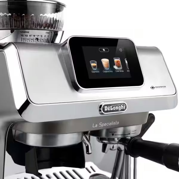 DeLonghi La Specialista Touch Manual Espresso Coffee Machine - 15 Bar Italian Pump
