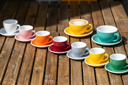 Cappuccino Ceramic Cup – Coffee Cup for Cappuccino & Latte, Premium Ceramic Coffee Mug, Cafe Style Cup, Durable Coffee Cup for Home & Cafe Use