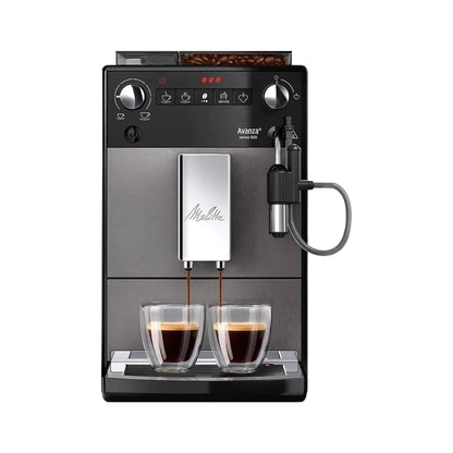 Melitta Avanza Coffee Machine – Fully Automatic Espresso Machine, Bean to Cup, Built-in Grinder, Compact Coffee Machine for Home