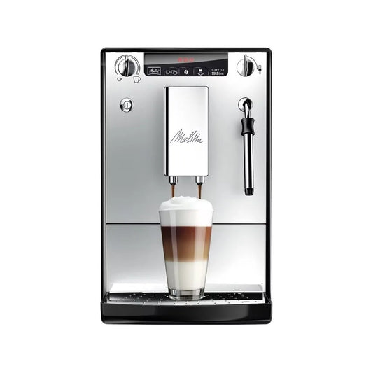 Melitta Solo & Milk Coffee Machine – Automatic Espresso Machine with Milk Frother, Bean to Cup Coffee Maker, Compact Coffee Machine for Home