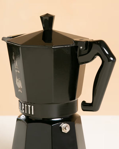 Bialetti Moka Exclusive Black Espresso Maker 9065 - 3 Cups