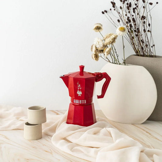 Bialetti Moka Exclusive Red 3 Cups - 9055