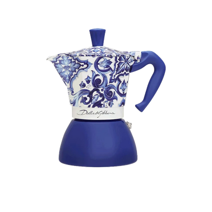 Bialetti Moka Induction 6 Cups D&G Blu Mediterraneo - 5357