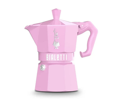 Bialetti Moka Exclusive 9055 – 3 Cups (Red,Pink,Black,Green & Cream)