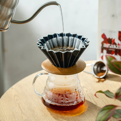 Ceramic Origami Style Pourover Coffee Dripper 2 - 4 Cups