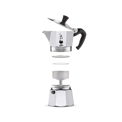 Bialetti Moka Pot Express Series – Italian Stovetop Espresso Maker, Aluminium Coffee Maker
