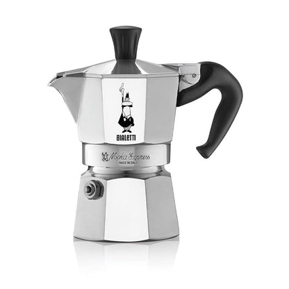 Bialetti Moka Pot Express Series – Italian Stovetop Espresso Maker, Aluminium Coffee Maker