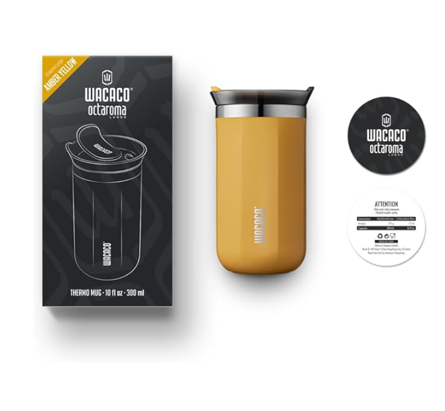 WACACO Octaroma Lungo Vacuum Insulated Coffee Mug - 300ml