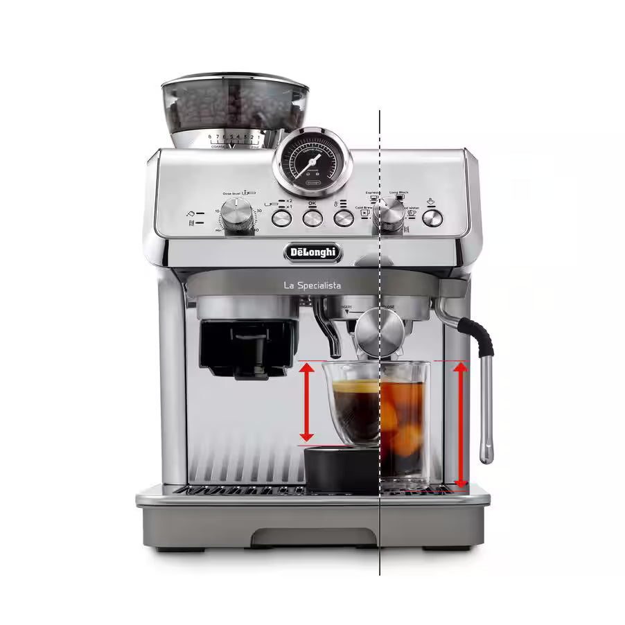 DeLonghi La Specialista Arte Evo EC9255.M Manual Espresso Coffee Machine with Grinder - 15 Bar Italian Pump