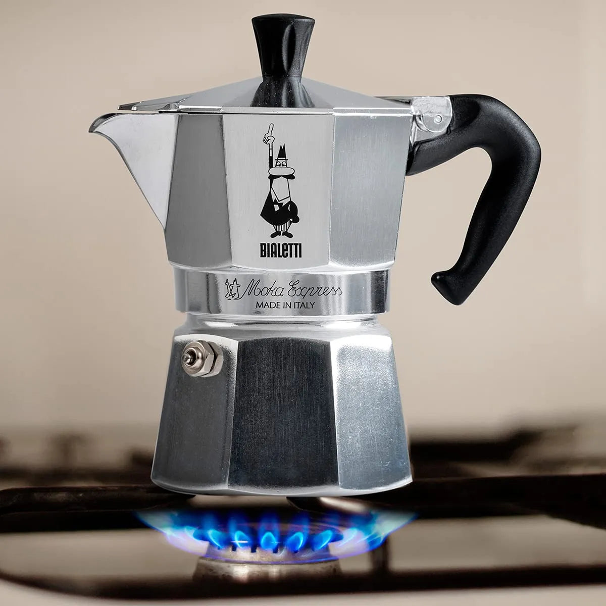 Bialetti Moka Pot Express Series – Italian Stovetop Espresso Maker, Aluminium Coffee Maker