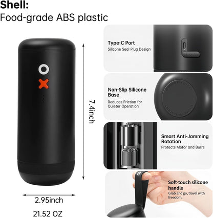 Timemore & Nuttii OX Lite Portable Electronic Grinder ABS Version - 40g