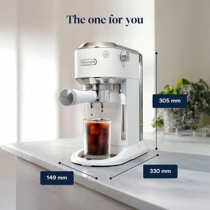DeLonghi Dedica Duo Espresso Machine EC890 – 15 Bar Professional Pump System