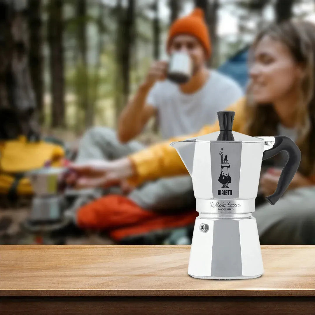 Bialetti Moka Pot Express Series – Italian Stovetop Espresso Maker, Aluminium Coffee Maker