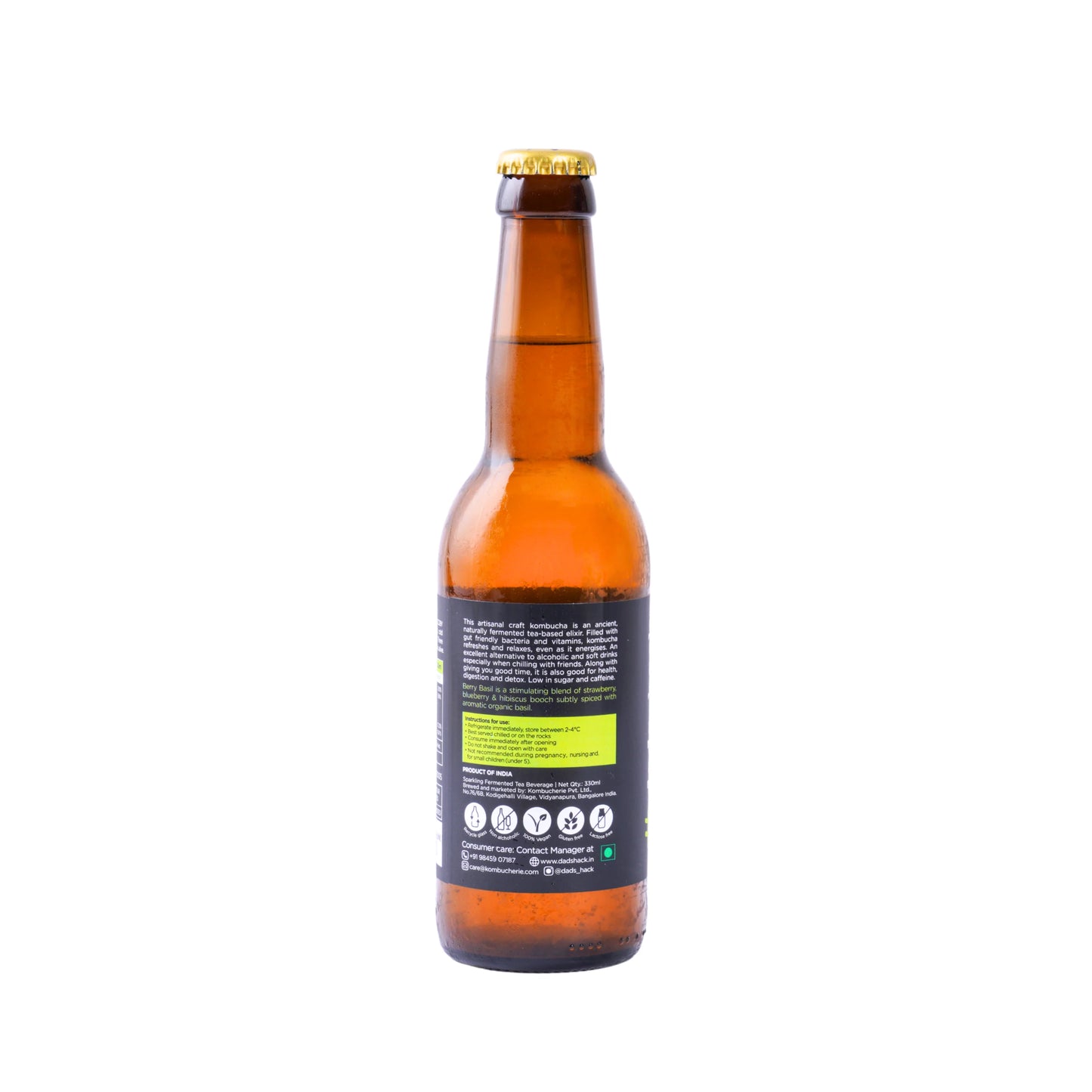 Berry Basil Kombucha - 200ml