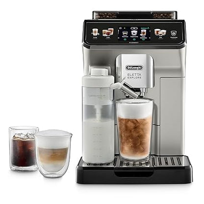 DeLonghi Eletta Explore ECAM450.65, Fully Automatic Coffee Machine - 19 Bar Italian Pump
